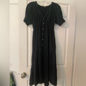 Madewell gauze button down maxi dress size 2